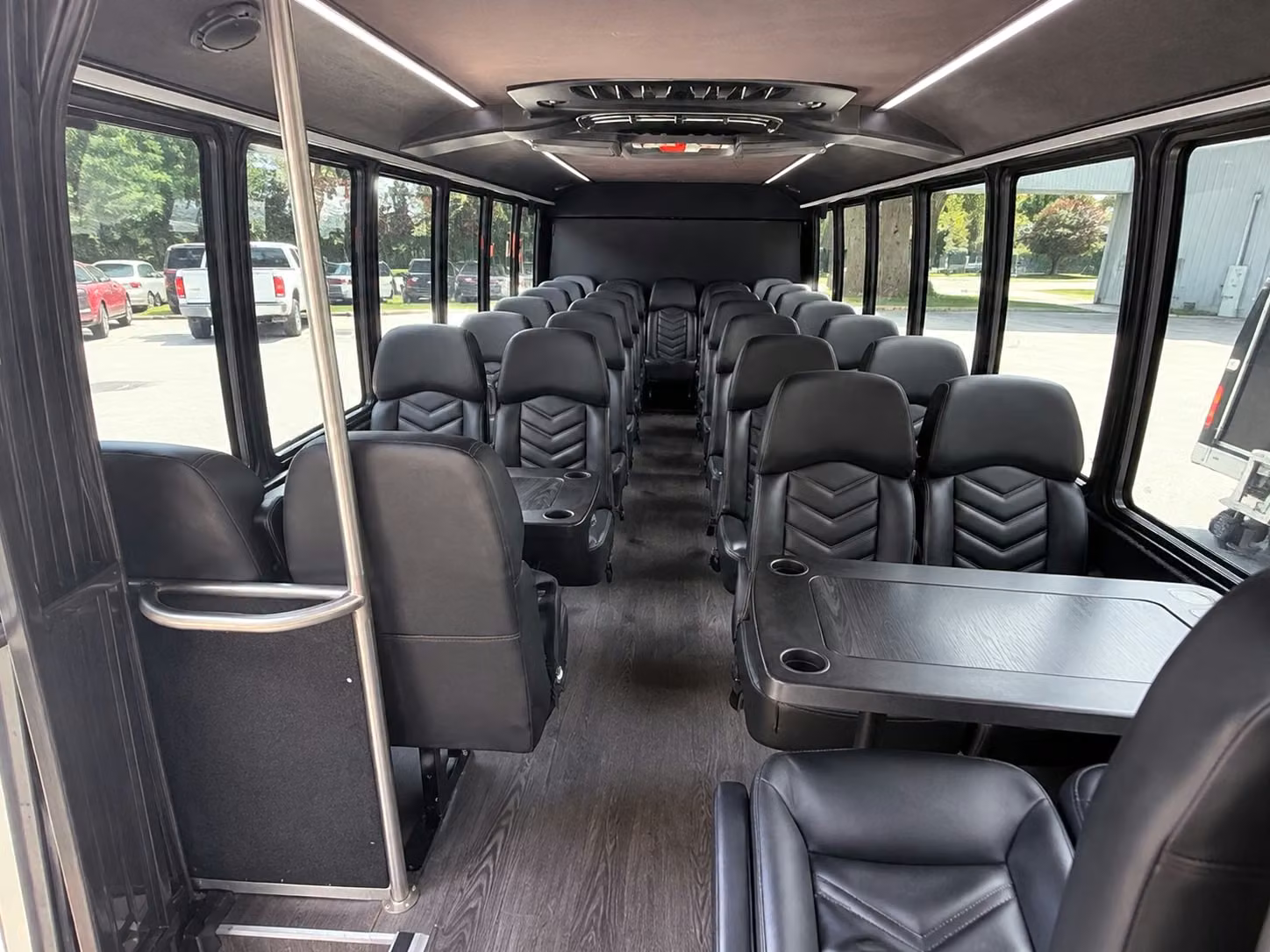 15 passenger minibus inside