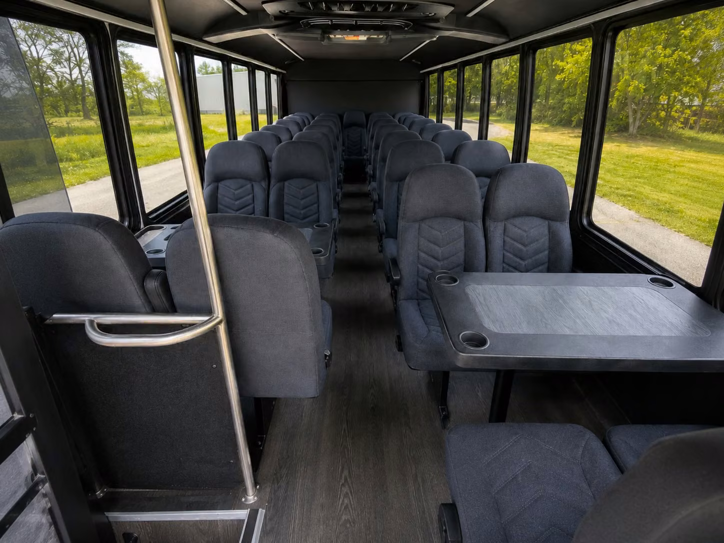 18 passenger minibus interior