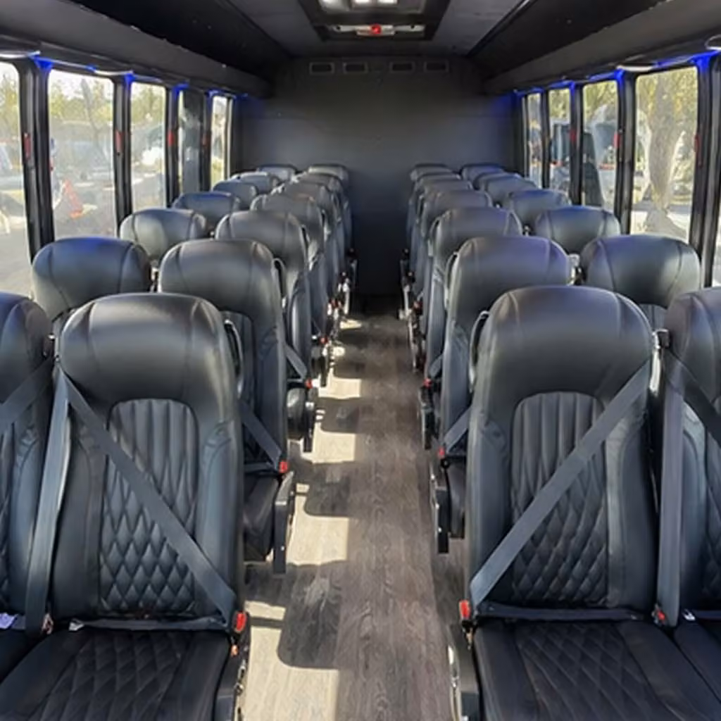 30 passenger minibus interior