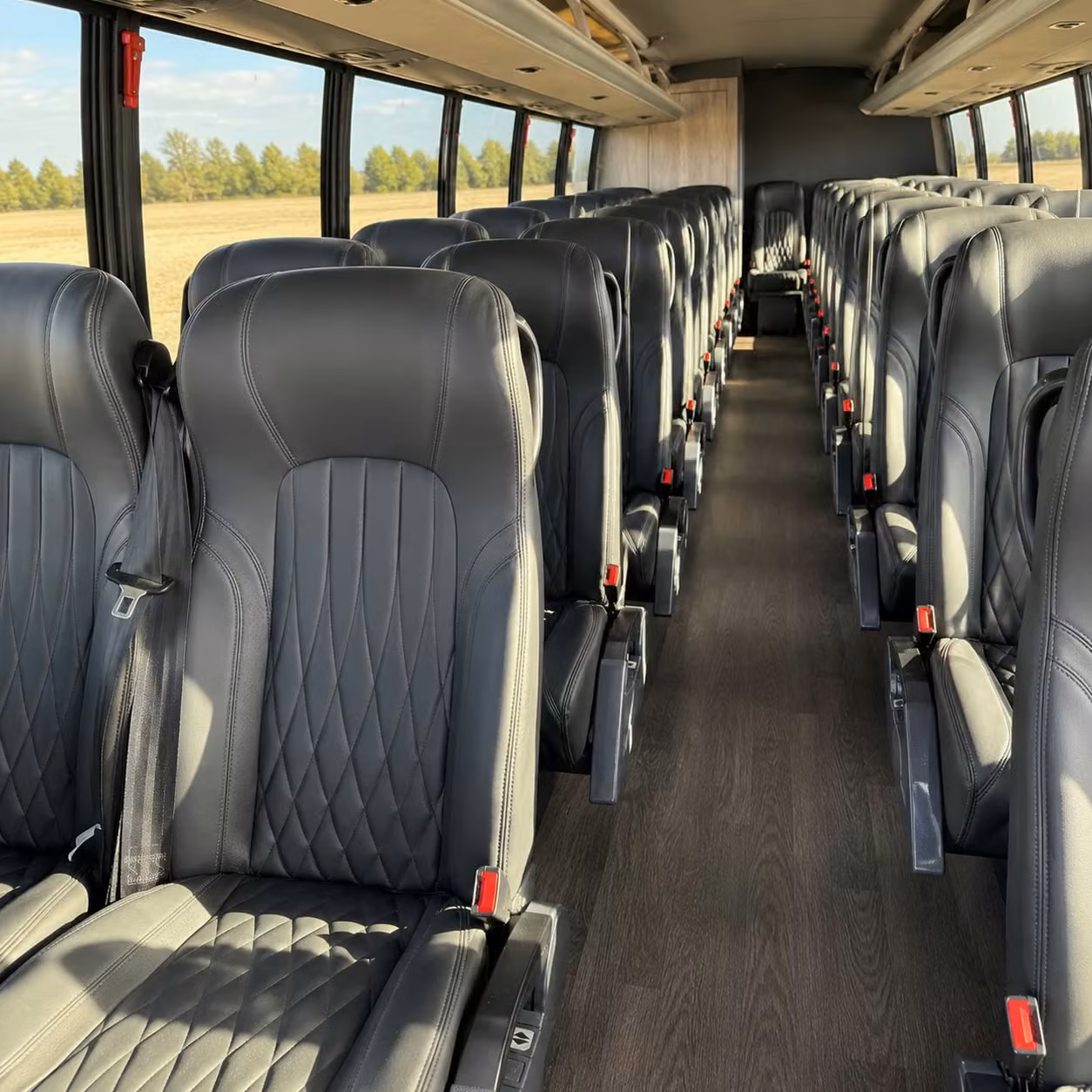 35 passenger minibus inside