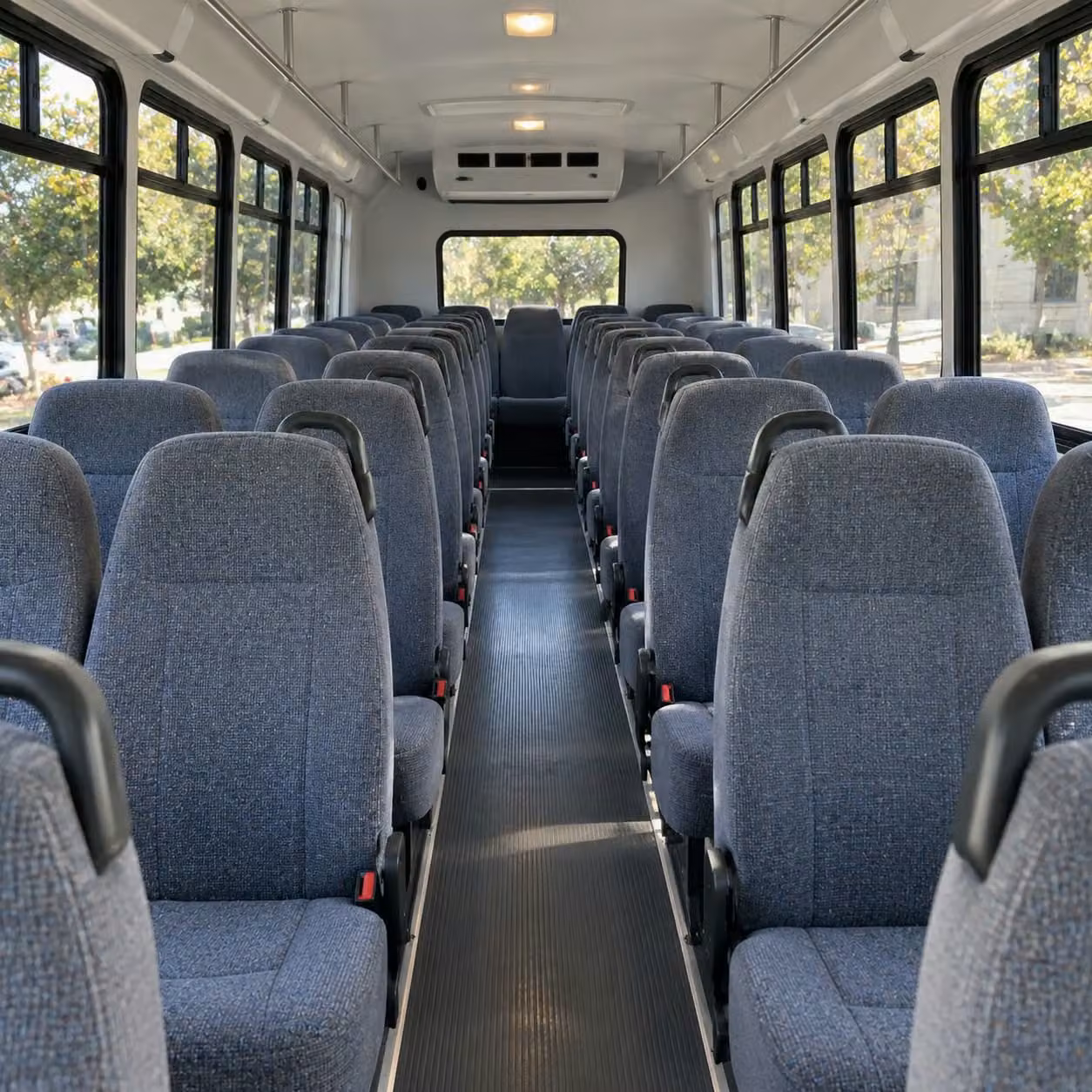 35 passenger minibus interior