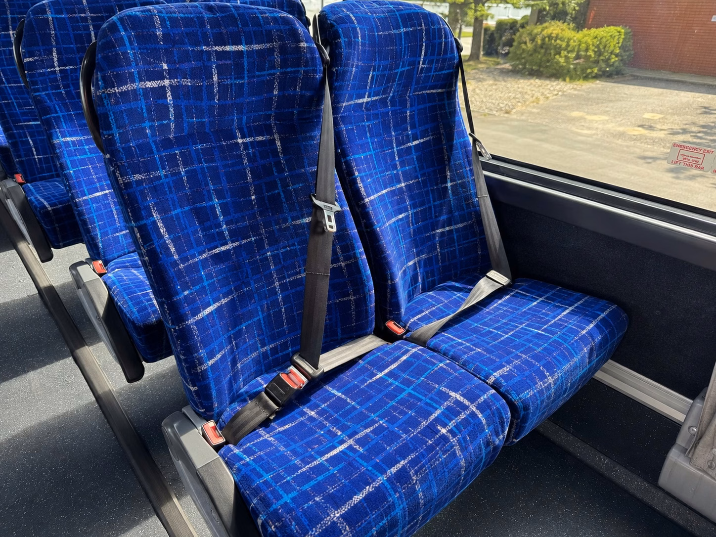 56 passenger charter bus inside