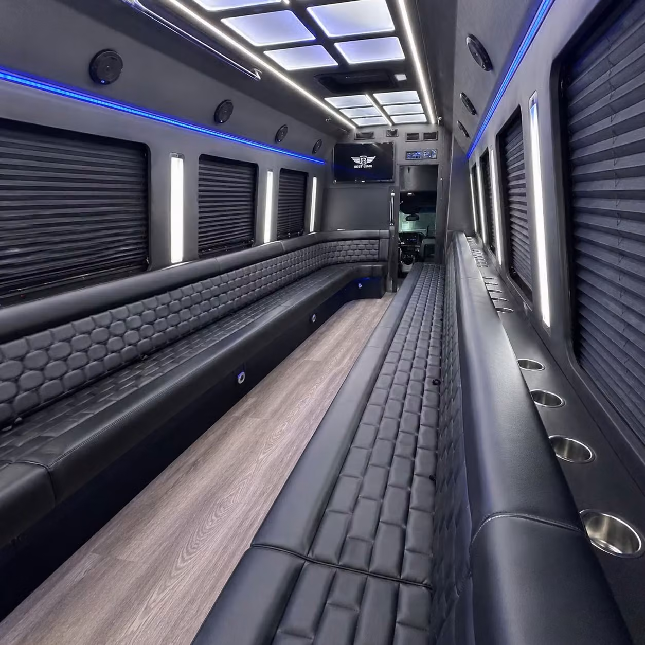 south jordan prom party buses arrive at the dance like you mean it