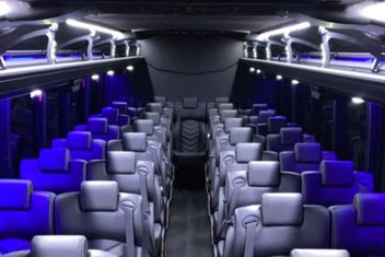 South Jordan Charter Bus Interior